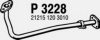 FENNO P3228 Exhaust Pipe